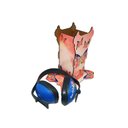 Ver imagem 6 de Suporte para Abafador de Ruidos Fofinho com Abafador Azul para Autistas Coleção Tea e Amor Supfem009