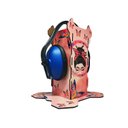 Ver imagem 4 de Suporte para Abafador de Ruidos Fofinho com Abafador Azul para Autistas Coleção Tea e Amor Supfem009