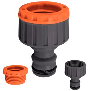 Bico para Torneira Engate Rápido com Conexão para Torneira de 3/4" + Redução para 1/2" | Tramontina