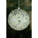Ver imagem 2 de Bola de Natal Branca Kit C/ 3 Unid. Kit 3 Pçs.