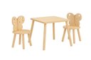 Ver imagem 1 de Mesa Infantil com Duas Cadeira Borboleta em Madeira Pinus