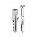 Ver imagem 6 de Kit 6 Suportes Tubo Redondo para Chumbar 60 Cm Branco - Nv456rdp