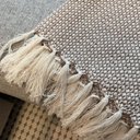 Ver imagem 1 de Manta Decorativa para Sofá Boho Hebrom Marrom Claro Fastlar Manta 100% Algodão 140x250cm