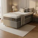 Ver imagem 1 de Cama Box com Colchão de Espuma D45 Pillow Top Fort Comfort Solteiro 88cm