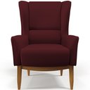 Ver imagem 5 de Kit Poltrona Decorativa Milena D02 com Puff Viseo Veludo Marsala C-278 - Lyam Decor