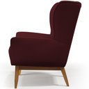 Ver imagem 6 de Kit Poltrona Decorativa Milena D02 com Puff Viseo Veludo Marsala C-278 - Lyam Decor