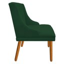 Ver imagem 2 de Kit 6 Cadeiras de Jantar Suede Pés Palito Verde