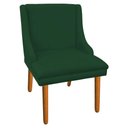 Ver imagem 1 de Kit 6 Cadeiras de Jantar Suede Pés Palito Verde