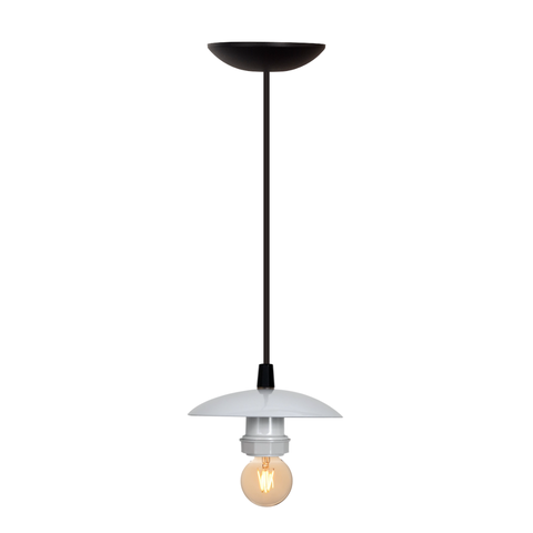 Pendente Luminária de Teto Bocal Simples Retrô Suporte Plástico - Soquete E-27 – Abf Luminárias:bran