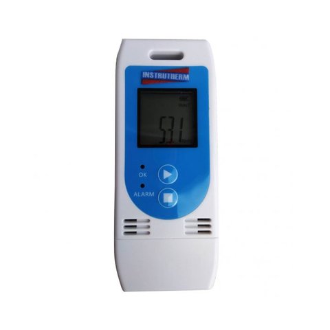 Datalogger Digital Medição Temperatura Umidade Faixa 0% a 100% U.R Alarme Usb Ht-900 Portátil Com Ce