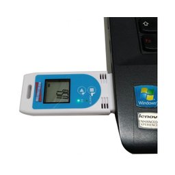 Datalogger Digital Medição Temperatura Umidade Faixa 0% a 100% U.R Alarme Usb Ht-900 Portátil Com Ce - 3