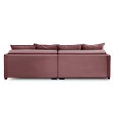 Ver imagem 7 de Sofá Sem Caixa Retrátil Reclinável 2,10m Carol Veludo Rosê Adonai Estofados