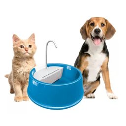 Fonte Bebedouro Gatos Cães Automático Joy Furacão Pet Bivolt - AZUL - 2