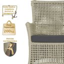 Ver imagem 4 de 2 Sofás Área Externa Igapó Alumínio Fendi Corda Náutica E11 Rami