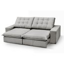 Ver imagem 2 de Sofá Sydney Bipartido 2,00:veludo Cinza