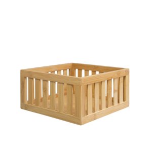 Cesto ripado de bambu 24cm - Oikos