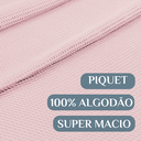 Ver imagem 3 de Cobreleito King Size 100% Algodão Lisboa 03 Pçs Super Elegante Charm:rosa