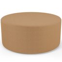 Ver imagem 1 de Puff Redondo Orgânico para Living 90cm Lola W01 Bouclê Mostarda - Lyam Decor
