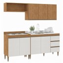 Ver imagem 5 de Armário de Cozinha Modulada Compacta com Nicho 4 Peças 2,00m Essenza Móvel na Caixa
