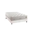 Ver imagem 1 de Cama Box Casal: Colchão Molas Anjos Master Ensacadas Impressione + Base White(138x188)