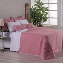 Ver imagem 2 de Kit Colcha Cobre Leito Casal King Bordado Urbany Hipercal Sofisticado 400 Fios Dupla Face 7 Peças:ro