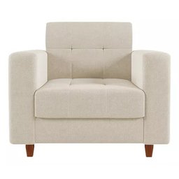 Kit Sofá 3 Lugares E 2 Poltronas Verona - Suede - Bege - 4