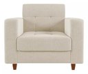 Ver imagem 4 de Kit Sofá 3 Lugares E 2 Poltronas Verona - Suede - Bege