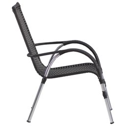 Cadeira Vênus em Alumínio e Fibra Sintética para Varanda, Área, Edícula, Jardim - Trama Original - 3 Cadeira Vênus em Alumínio e Fibra Sintética para Varanda, Área, Edícula, Jardim - Trama Original - 3