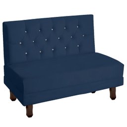 Canto Italy Confortável para Apartamento Cozinha e Restaurantes Suede Azul Marinho - 4