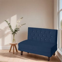 Canto Italy Confortável para Apartamento Cozinha e Restaurantes Suede Azul Marinho - 2