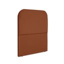 Ver imagem 2 de Cabeceira Estofada Solteiro Alana 90cm Suede Terracota