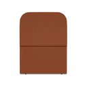 Ver imagem 1 de Cabeceira Estofada Solteiro Alana 90cm Suede Terracota