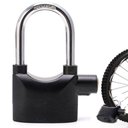 Ver imagem 4 de Cadeado com Alarme Sirene Grande Trava Anti Furto Segurança 110db Som Alto