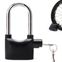 Ver imagem 2 de Cadeado com Alarme Sirene Grande Trava Anti Furto Segurança 110db Som Alto