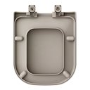 Ver imagem 3 de Assento Sanitário Resina Termofixa Soft Close Axis Bege/Barbante Tupan