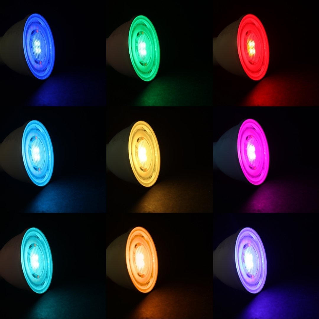 Lâmpada Led Smart Wifi Rgb Galaxy Dicroica 350lm 4,8w Bivolt - 5