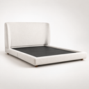 Ver mais imagens de Conjunto Queen Cama Japonesa Cabeceira Milano Moderna Luxo Premiun Elegante Divani com Cabeceira Cur