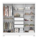 Ver imagem 3 de Guarda Roupa Casal Ferrara Branco