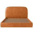 Ver imagem 7 de Cama Casal Flutuante com Cabeceira 140cm Aura W01 Couríssimo Canela - Lyam Decor