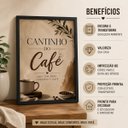 Ver imagem 6 de Quadro Decorativo Cantinho do Café Cozinha Área Gourmet