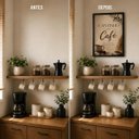 Ver imagem 4 de Quadro Decorativo Cantinho do Café Cozinha Área Gourmet