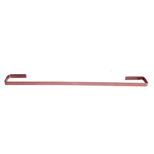 Porta Toalha de Banho Chapa Fina Standard Alumínio Rose