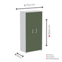 Ver imagem 4 de Armário para Escritório 159,6x 41x 79,2 Cm