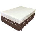 Ver imagem 1 de Pillow Top Solteiro King 200 Fios Premium 10cm 1200g-m² 100x200cm Branco
