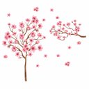 Ver imagem 1 de Adesivo de Parede Infantil Árvore de Cerejeira