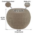 Ver imagem 3 de Puff com Balde Girasólis Trama Original, Jardim, Piscina