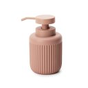 Ver imagem 3 de Kit Lavabo - Dispenser Porta Sabonete Líquido 14 cm e Porta Copo Escova 10 cm de Cimento Rosa