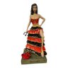 Escultura Pomba Gira Dona Sete com Incensário 24 Cm Resina - 2