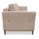 Ver imagem 6 de Kit 2 Poltronas e Sofá Living 2 Lugares 1,90m Vega Linho Are