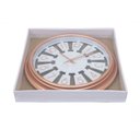 Ver imagem 4 de Relógio Parede Rosê 33x33cm